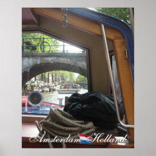 Poster Amsterdam Canal Tour Bateau