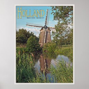 Poster Amsterdam - moulin à vent d'oeufs de De 1100