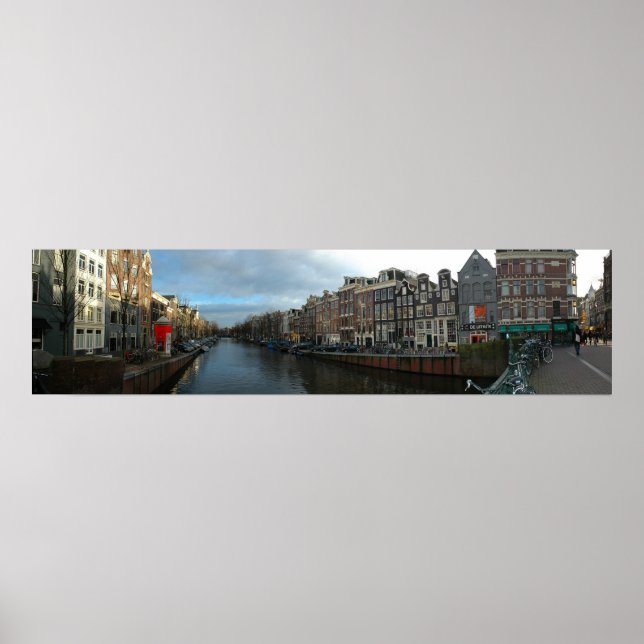 Poster Amsterdam Panorama (Devant)
