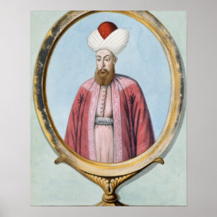 Poster Amurath (Murad) I (1319-89), Sultan 1359-89, de