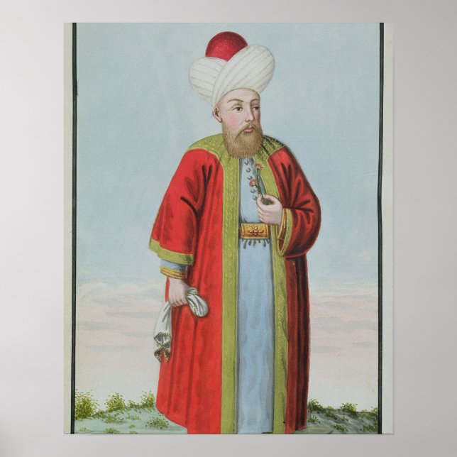 Poster Amurath (Murad) II (1404-51) Sultan 1421-51, de (Devant)