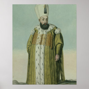 Poster Amurath (Murad) III (1546-95) Sultan 1574-95, frai