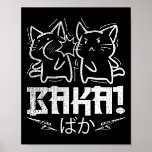Poster Amusant Anime Manga Otaku Baka Rabbit Slap mème