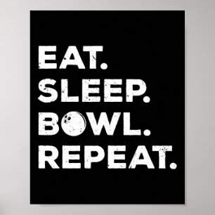 Poster Amusant Bowling Art Pour Hommes Femmes Bowling Pla