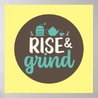 Amusant café Lover Lise et Grind Kitchen Art