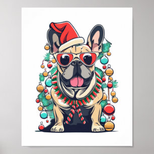 Poster Amusant Chien Chien à Chien à Chien Lumières de No