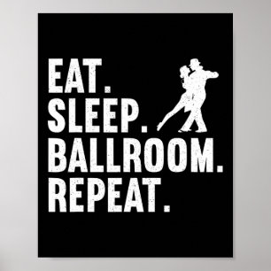 Poster Amusant Conception De Salle De Bal Pour Hommes Fem