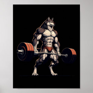 Poster Amusant Entraînement Gym plaisanteries Tee Bodybui