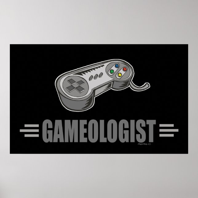 Poster Amusant jeu vidéo (Devant)