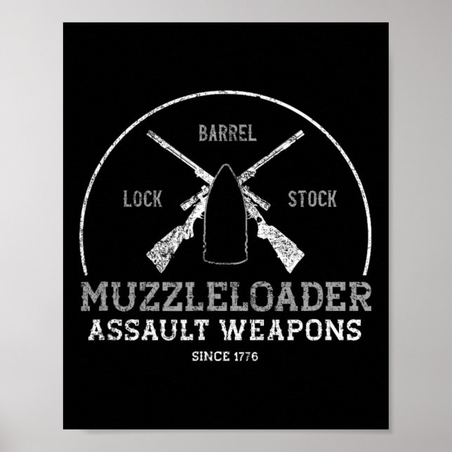 Poster Amusant Muzzleloader Accessoires Long Range Rifle  (Devant)