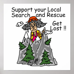 Poster Amusant se perdre