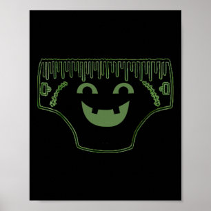 Poster Amusante Paire Déplaisante De Sous-Vêtements Costu
