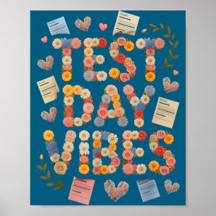 Poster Amusantes vibrations de jour de test tout va bien 