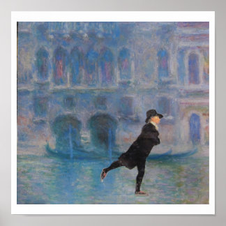 Poster Amusement avec Monet - collage d'art
