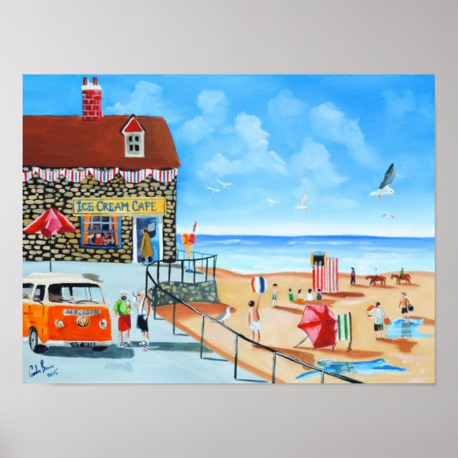 Poster Amusement en bord de mer britannique (Devant)