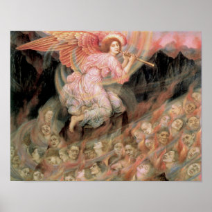 Poster An Angel Piping to the Souls in Hell