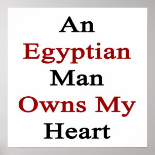 Poster An Egyptian Man Owns My Heart