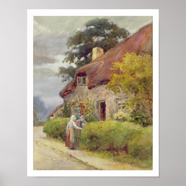 Poster An evening gossip (Devant)