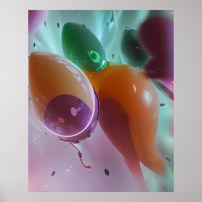 Poster AnachroTechnocracy - Ken Gage Abstract (Devant)