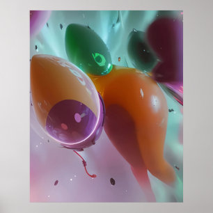 Poster AnachroTechnocracy - Ken Gage Abstrait