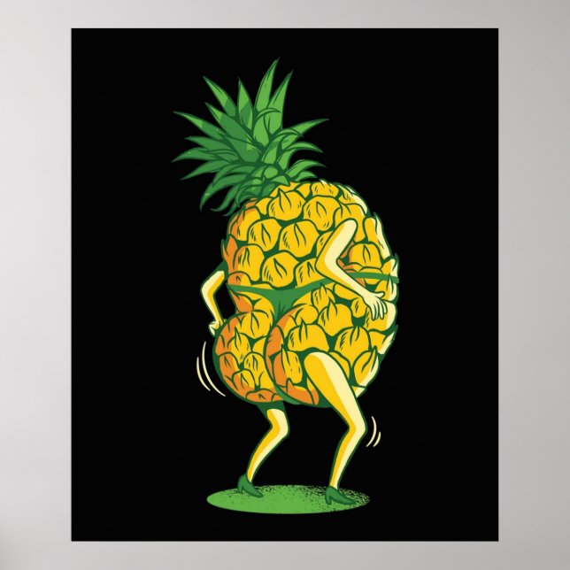 Poster Ananas (Devant)