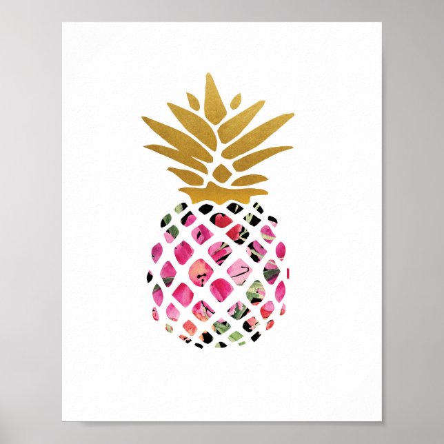 Poster Ananas - Art Print - Décor (Devant)