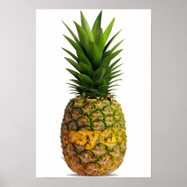 Poster Ananas Psych (Devant)