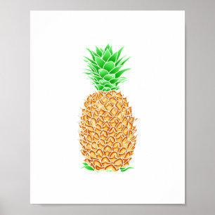 Poster Ananas tropical