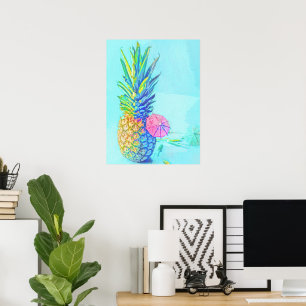 Poster Ananas Tropical