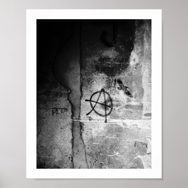 Poster Anarchie murale de Grungy City (Devant)