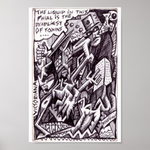 Poster Anarchiste en grand par Brian Benson