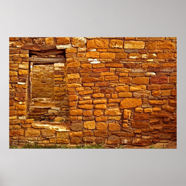 Poster Anasazi Great House Ruines (Devant)