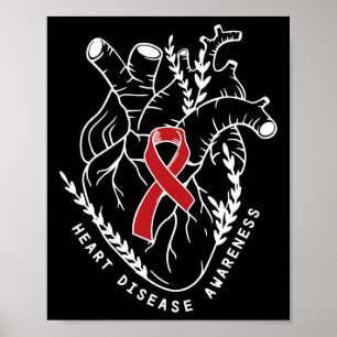 Poster Anatomie Carburant Ruban Cardiaque Maladie cardiaq