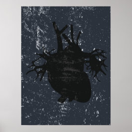 Poster Anatomie du coeur banquette