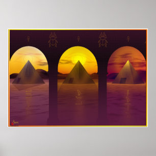 Poster Anatomie d'un coucher du soleil