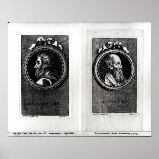 Poster Anaxagore et épictète