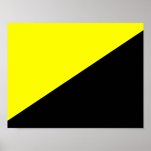 Poster Ancap Anarchocapitaliste Drapeau (Devant)