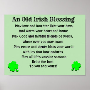 POSTER ANCIEN BIÈRE IRLANDAIS