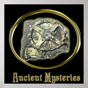 Poster Ancien Mystères Horloge étoile