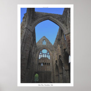 Poster Ancienne abbaye de Tintern I monastère cistercien 