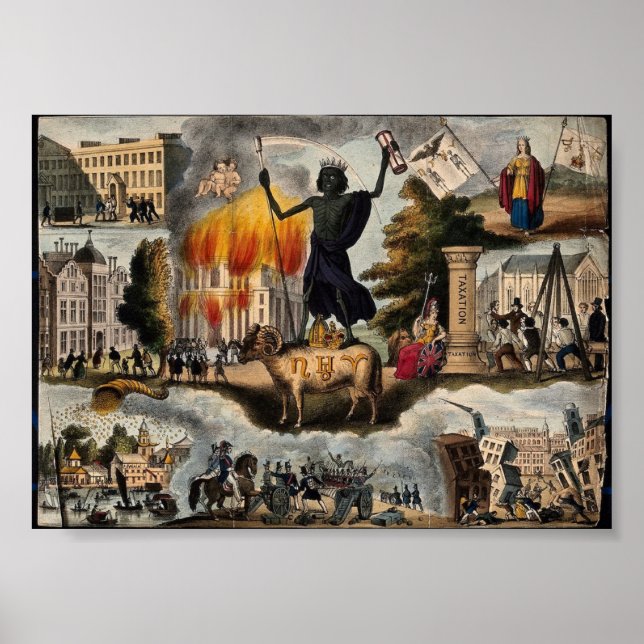 Poster Ancienne description de l'Apocalypse (Devant)