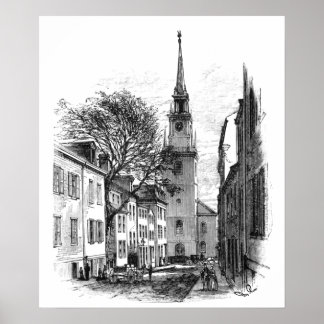 Poster Ancienne église du Nord