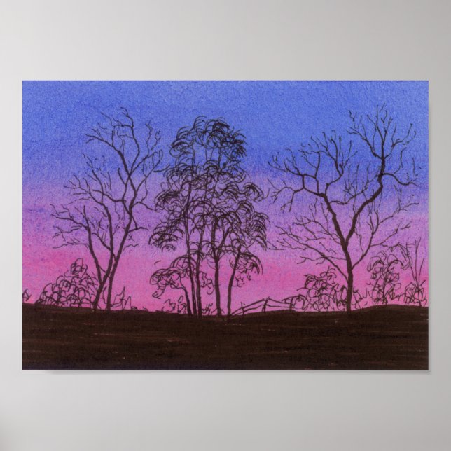 Poster Ancienne ligne de clôture (Devant)