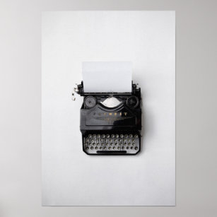 Poster Ancienne machine à écrire Favoris