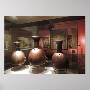 Poster Ancient Artifacts in a Peruvian Museum
