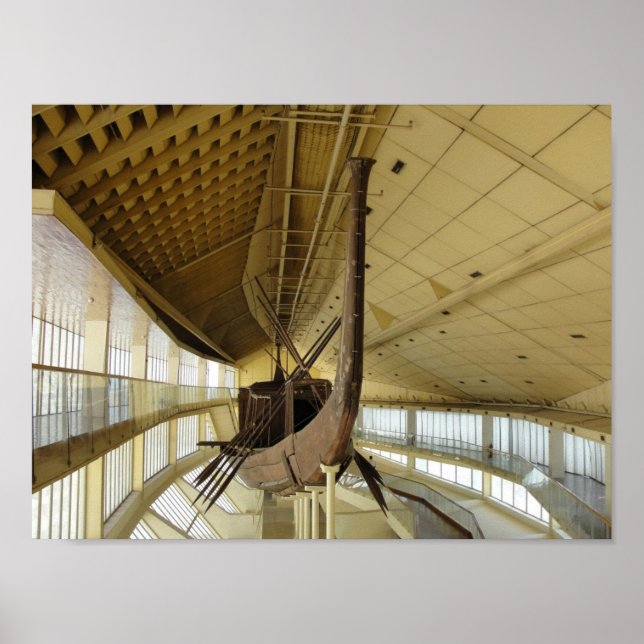 Poster Ancient Egyptian Boat (Devant)