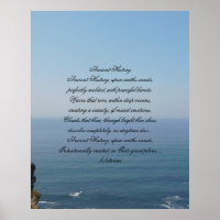 Poster Ancient History Gedicht auf Foto