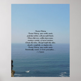 POSTER Ancient History POEM AUF FOTOGRAPH