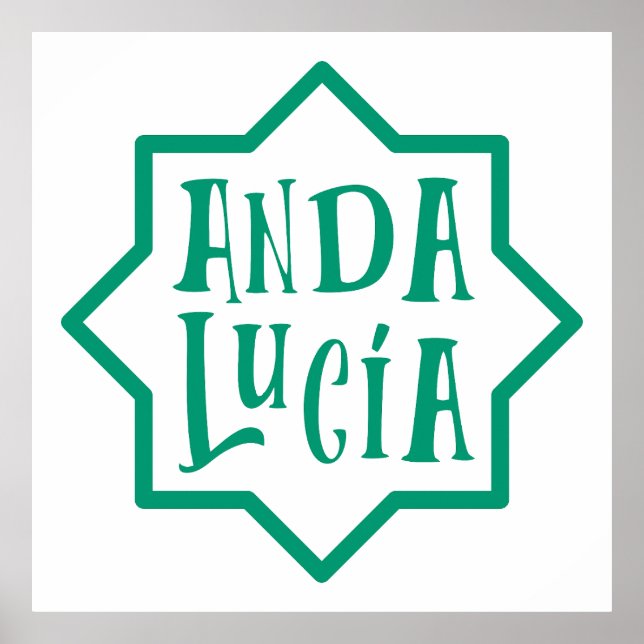 Poster Andalousie 5 (Devant)