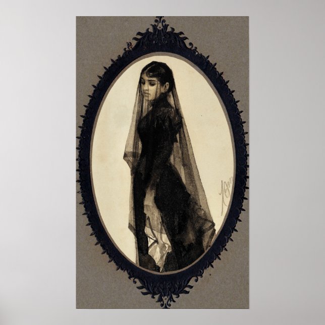 Poster Anders Zorn, L'Affiche De La Veuve (Devant)